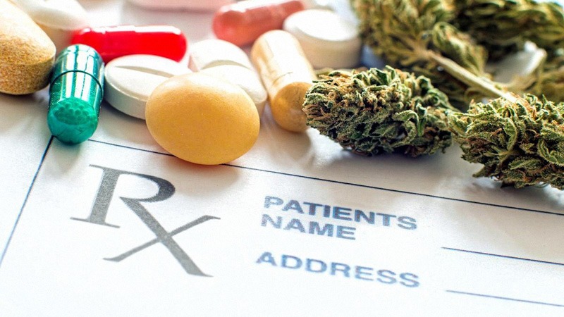 Cannabis prescribed along with other medicines