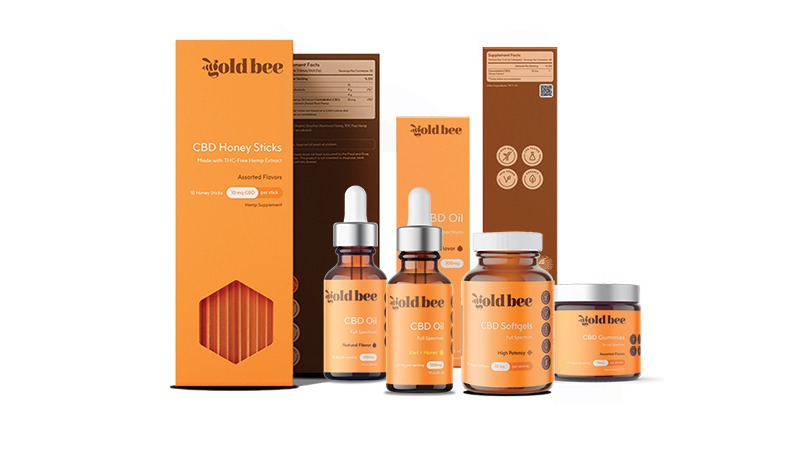 goldbee products on white background