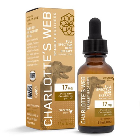 CharlottesWeb pet oil on white background