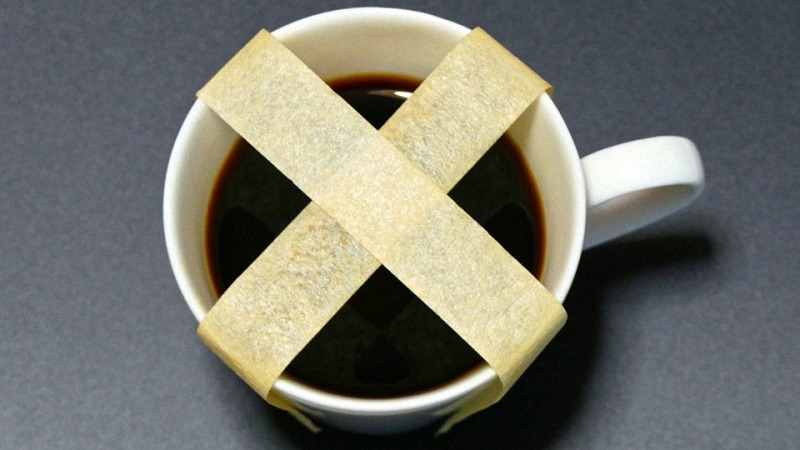 Cup of Coffee with Tape