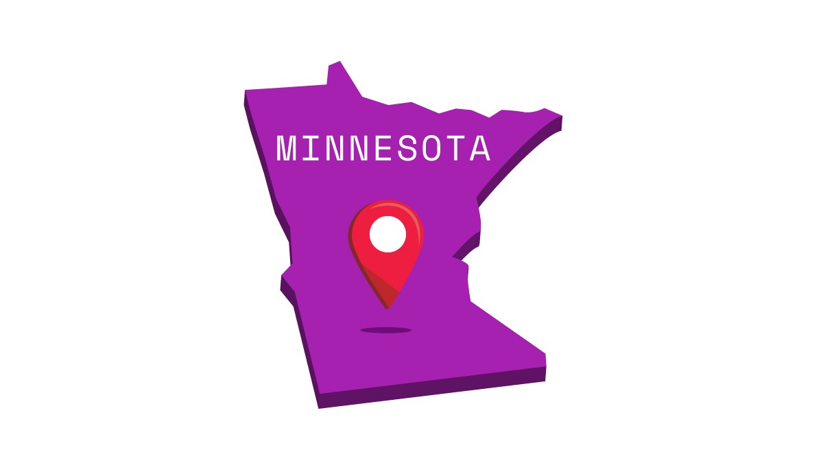Illustration of Minnesota map