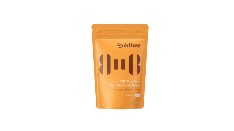 Gold Bee Goofy Bones Dog Treats